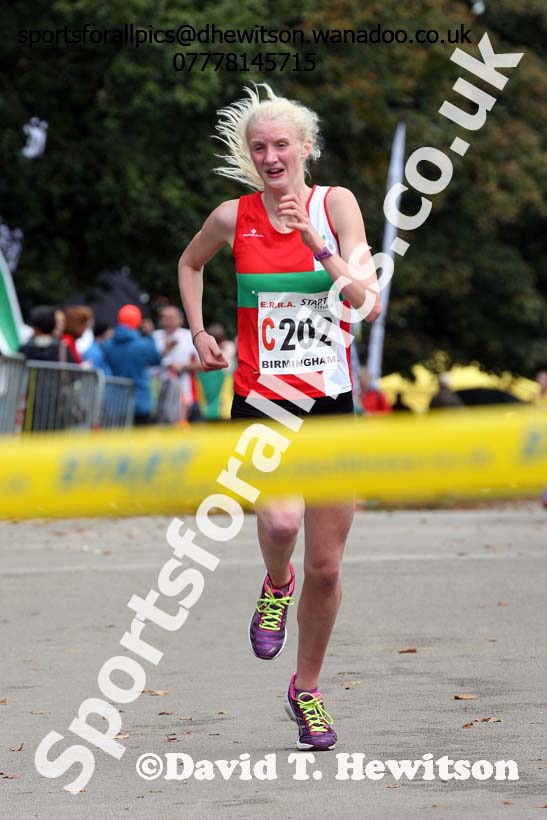 Womens under-17s ERRA Road Relays, Sutton Coldifield, Birmingham. Photo: David T. Hewitson/Sports for All Pics